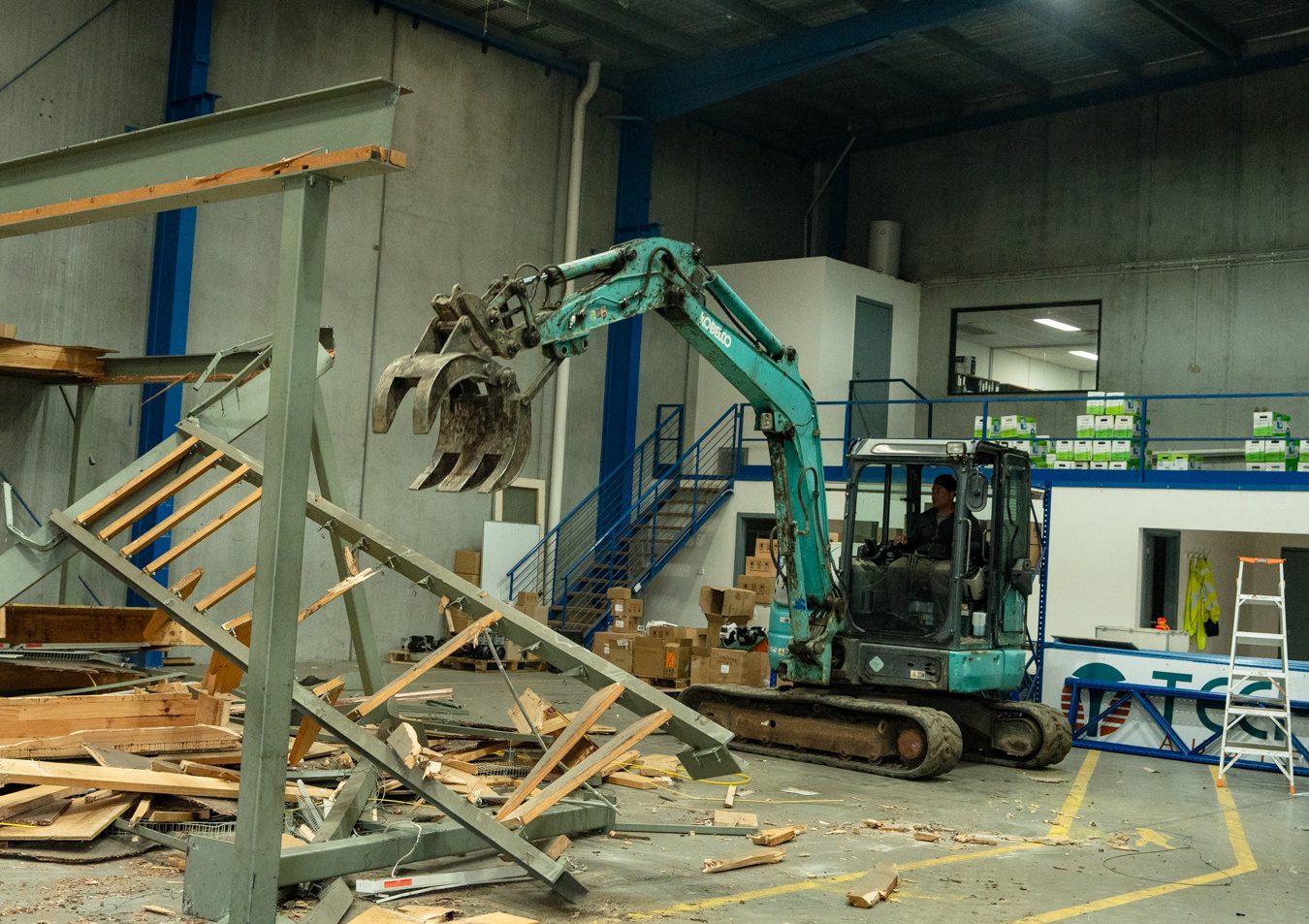 Dandenong warehouse demolition